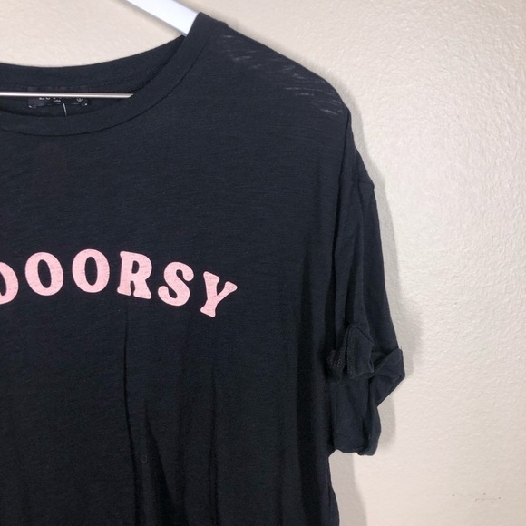 Zutter Black Indoorsy Short Sleeve Graphic Tee Size Small - Picture 3 of 12